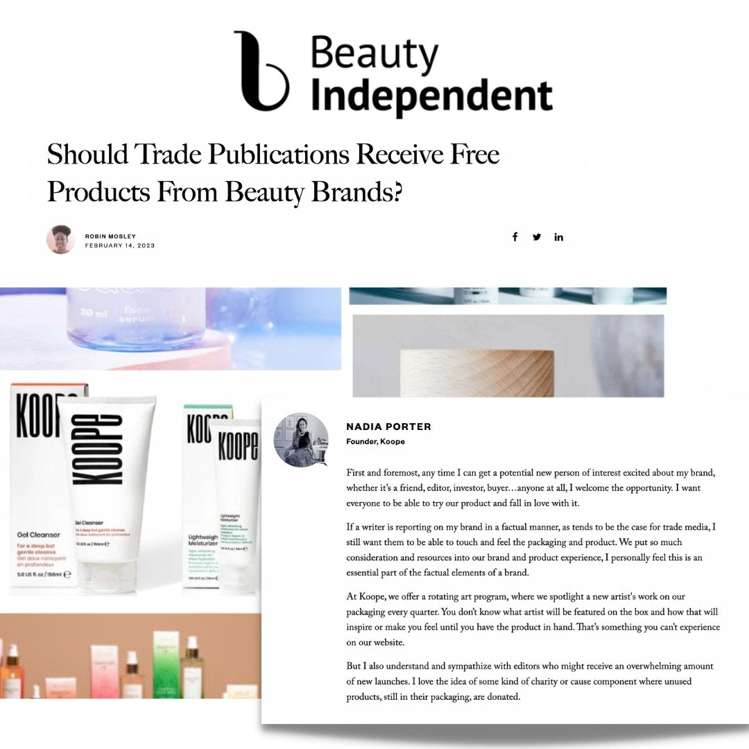 We Were Featured in Beauty Independent!